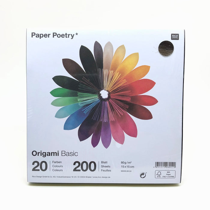 Grundfarve origamipapir