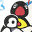 Juniorbetræk "Pingvin-familien"