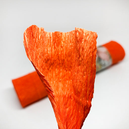Orange crepepapir